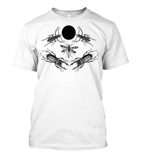 Entomology Sphere Insect Arrangement With Dark Central Circle T-Shirt