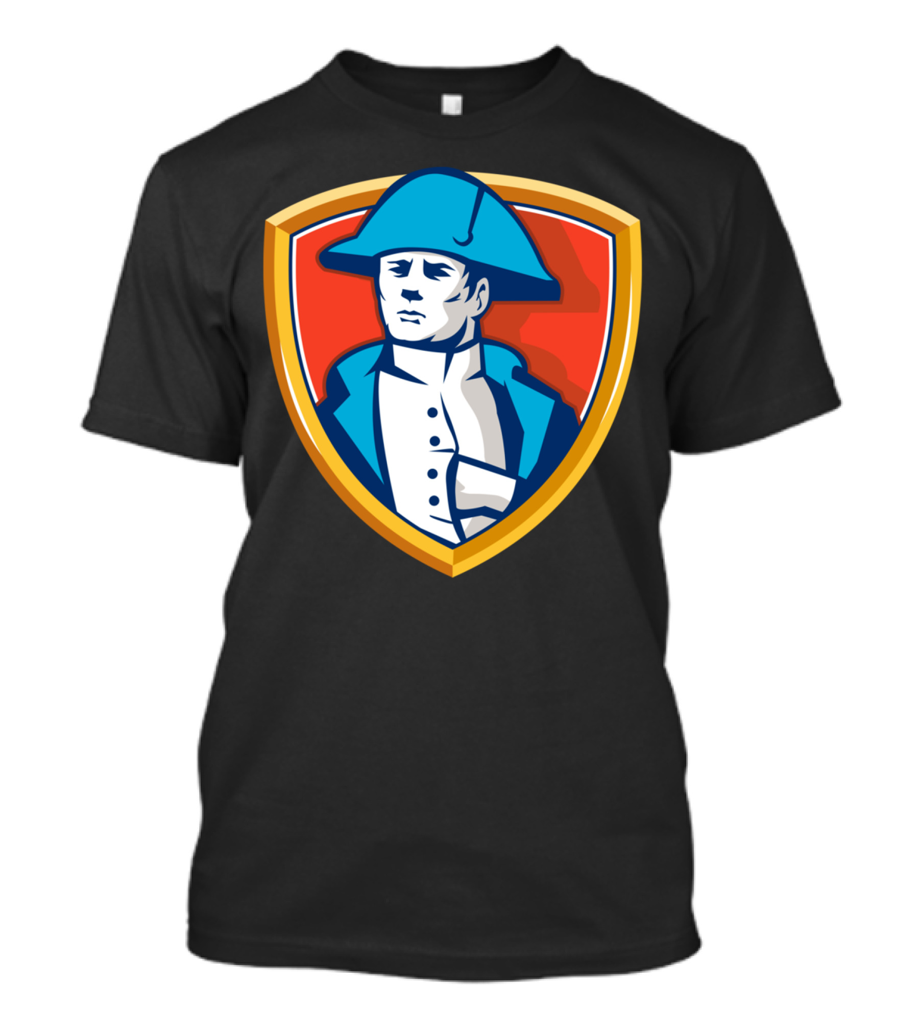 Napoleon Bonaparte Bicorn Hat Shield Emblem T-Shirt