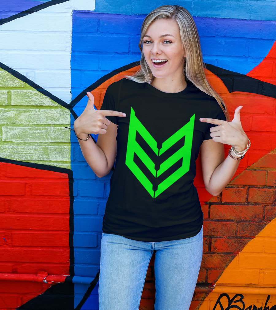 EehKayBee Green Symbol Print T-Shirt
