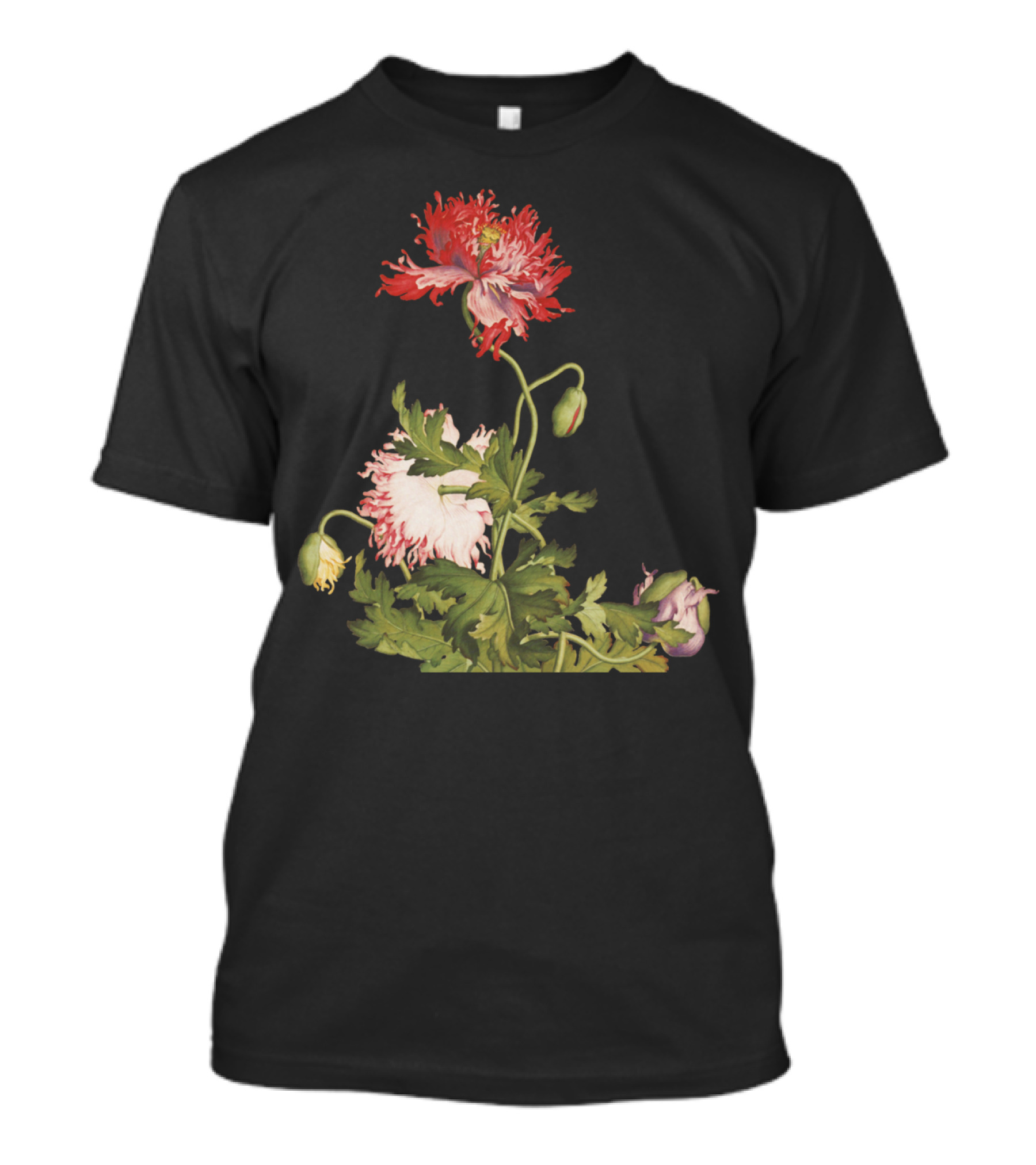 Flower Charm Poppy Botanical T-Shirt