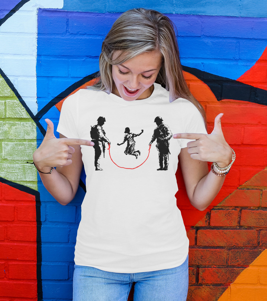Happy Children Soldiers Jump Rope T-Shirt