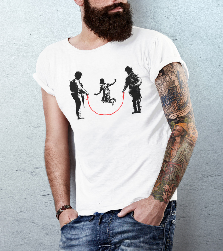 Happy Children Soldiers Jump Rope T-Shirt