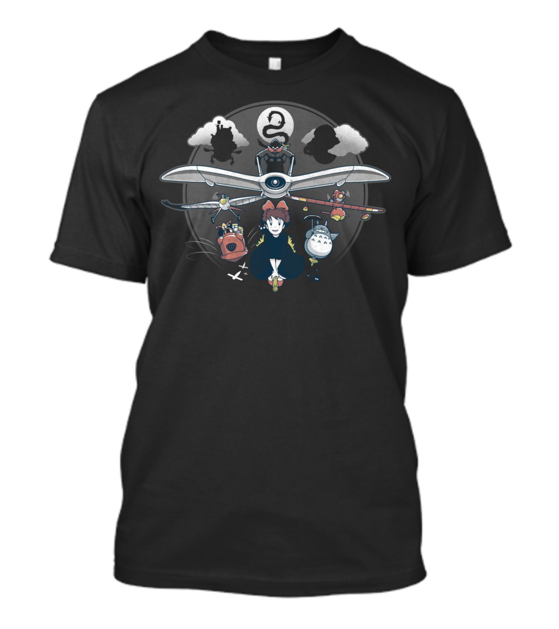 Flight Of The Imagination Studio Ghibli Compilation T-Shirt