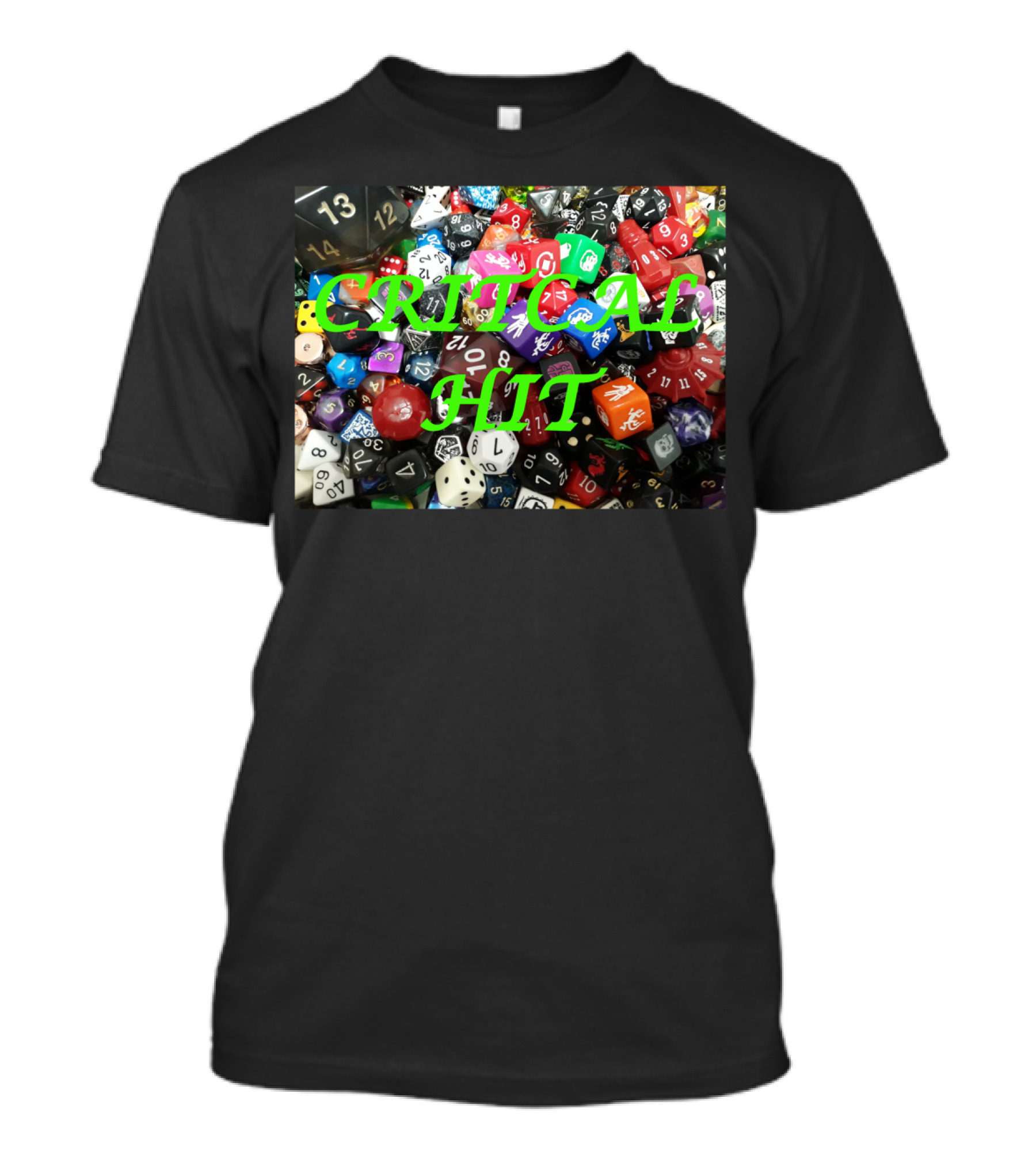 Critical Hit Dice Collection Gaming Enthusiasts T-Shirt