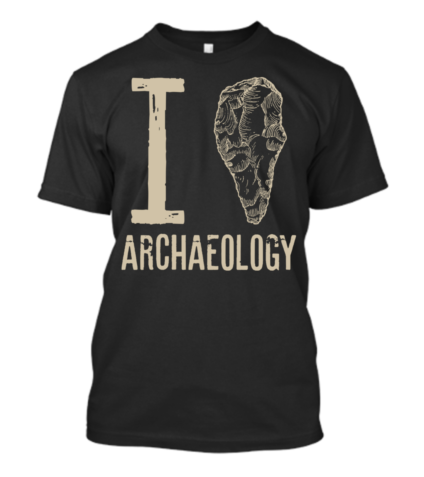 I Heart Archaeology Stone Tool T-Shirt