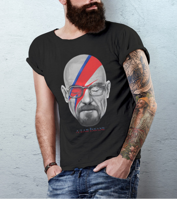 A Lab Insane Walter White Ziggy Stardust Crossover T-Shirt