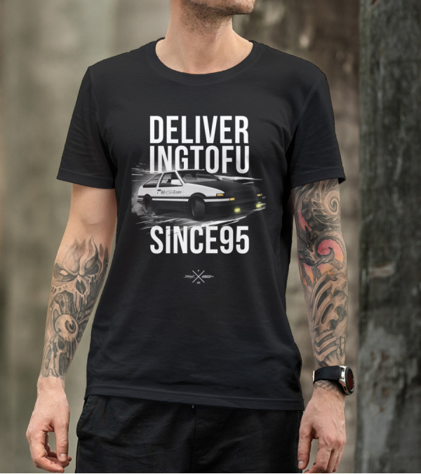 Delivering Tofu Since 95 AE86 Drift Initial D Fujiwara Tofu Shop T-Shirt