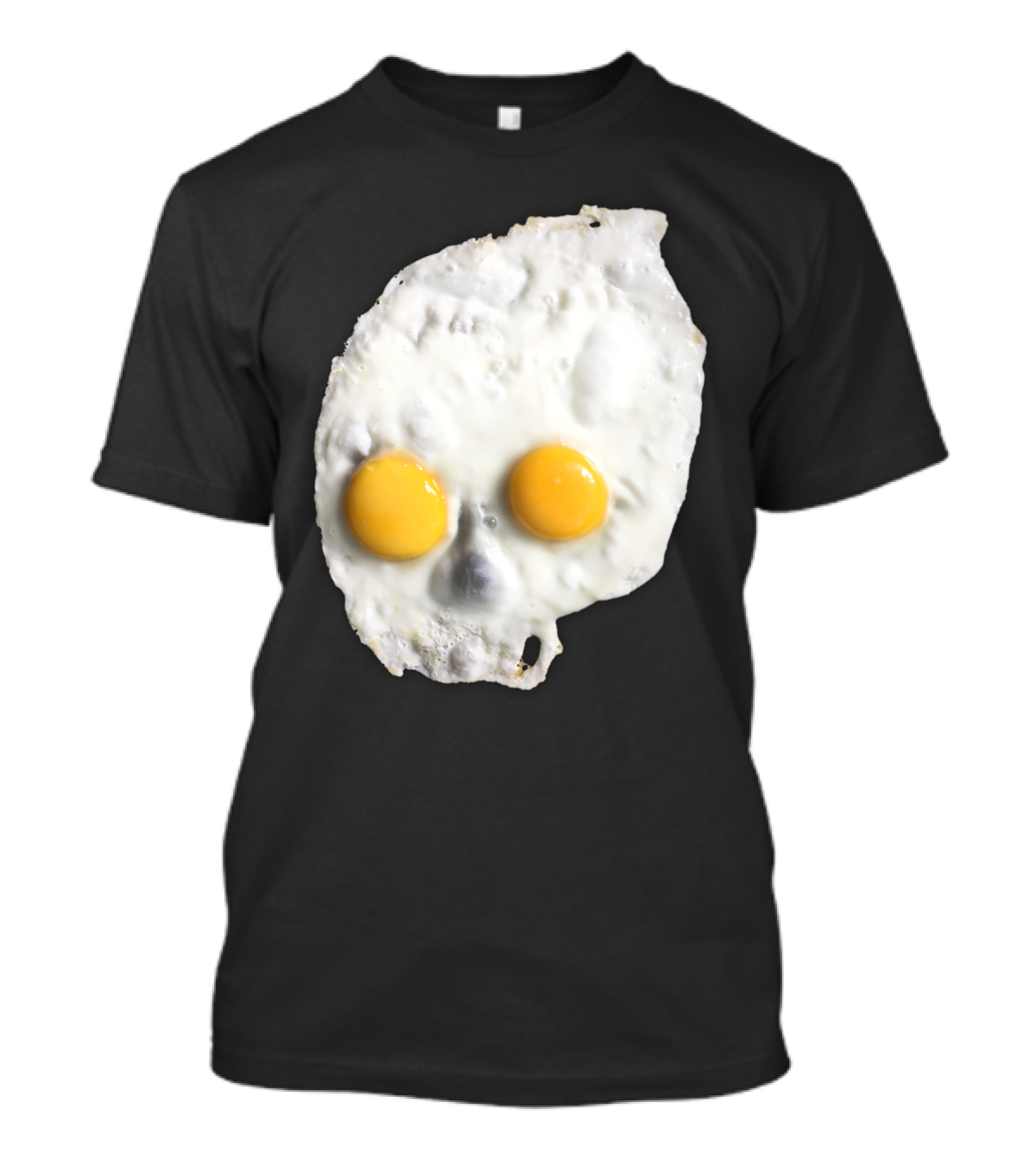 Egg Skull Fried Egg Face With Dual Yolk Eyes T-Shirt