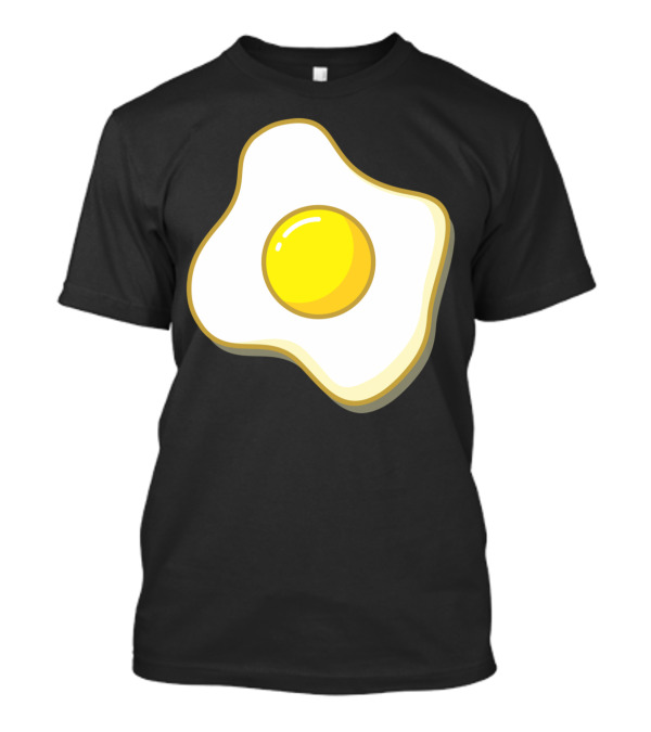 Egg Fried Whole Bright Sunny-Side Breakfast T-Shirt