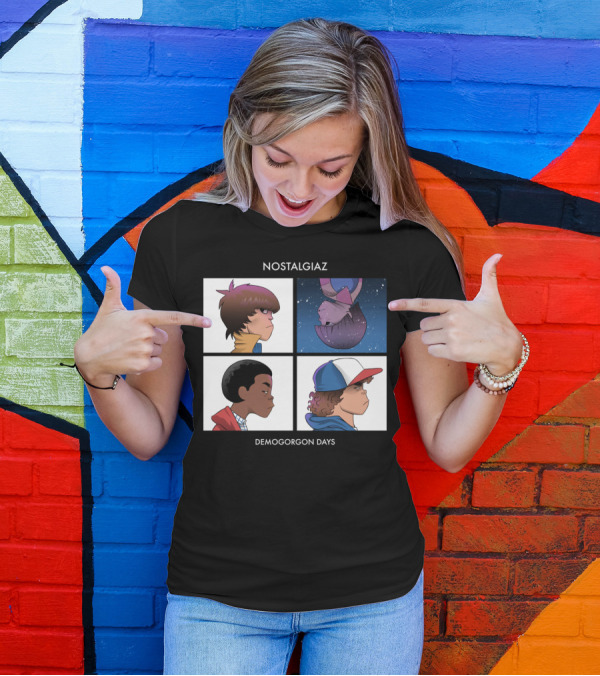 NOSTALGIAZ Demogorgon Days Cartoon Quartet T-Shirt