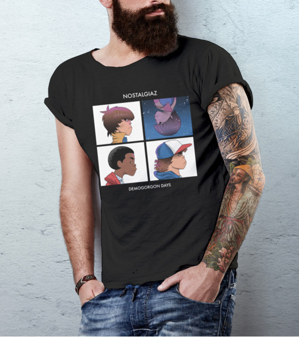 NOSTALGIAZ Demogorgon Days Cartoon Quartet T-Shirt