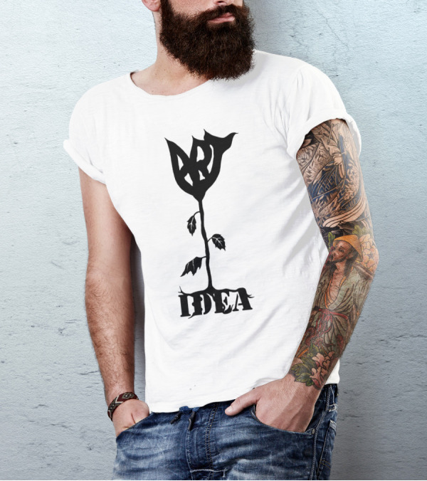 ART IDEA Flower T-Shirt