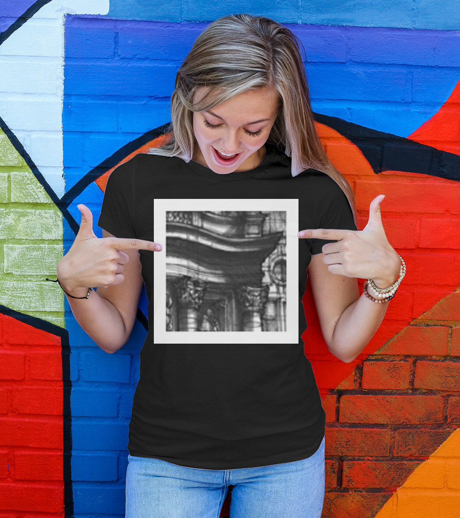 Baroque Architecture Detail At San Carlo Alle Quattro Fontane T-Shirt