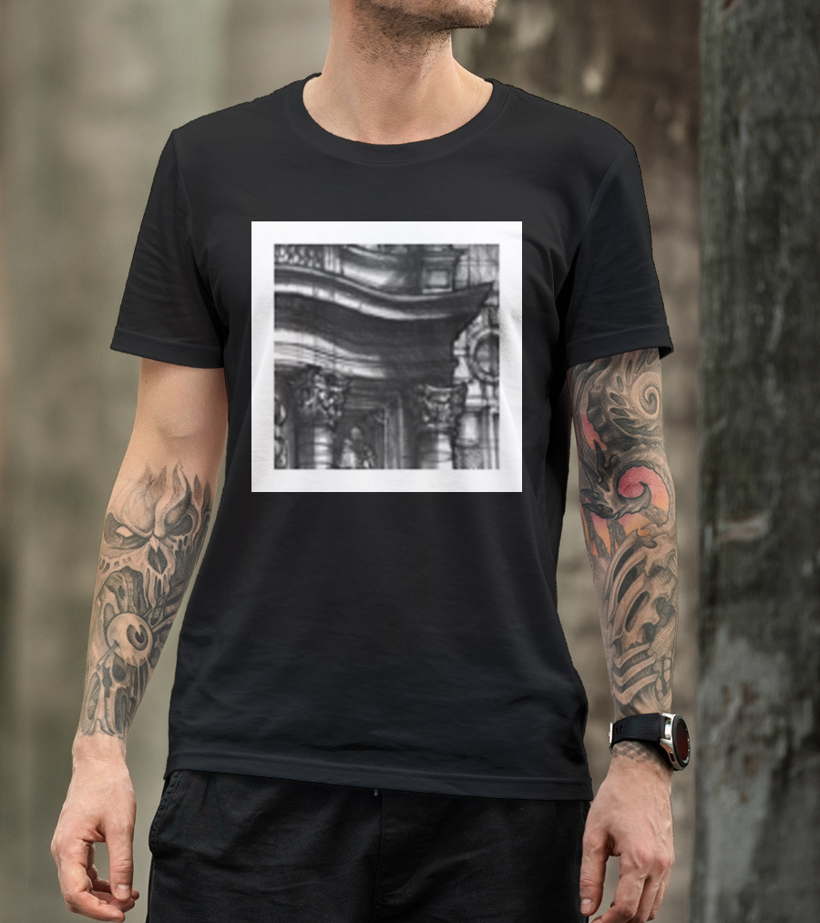 Baroque Architecture Detail At San Carlo Alle Quattro Fontane T-Shirt