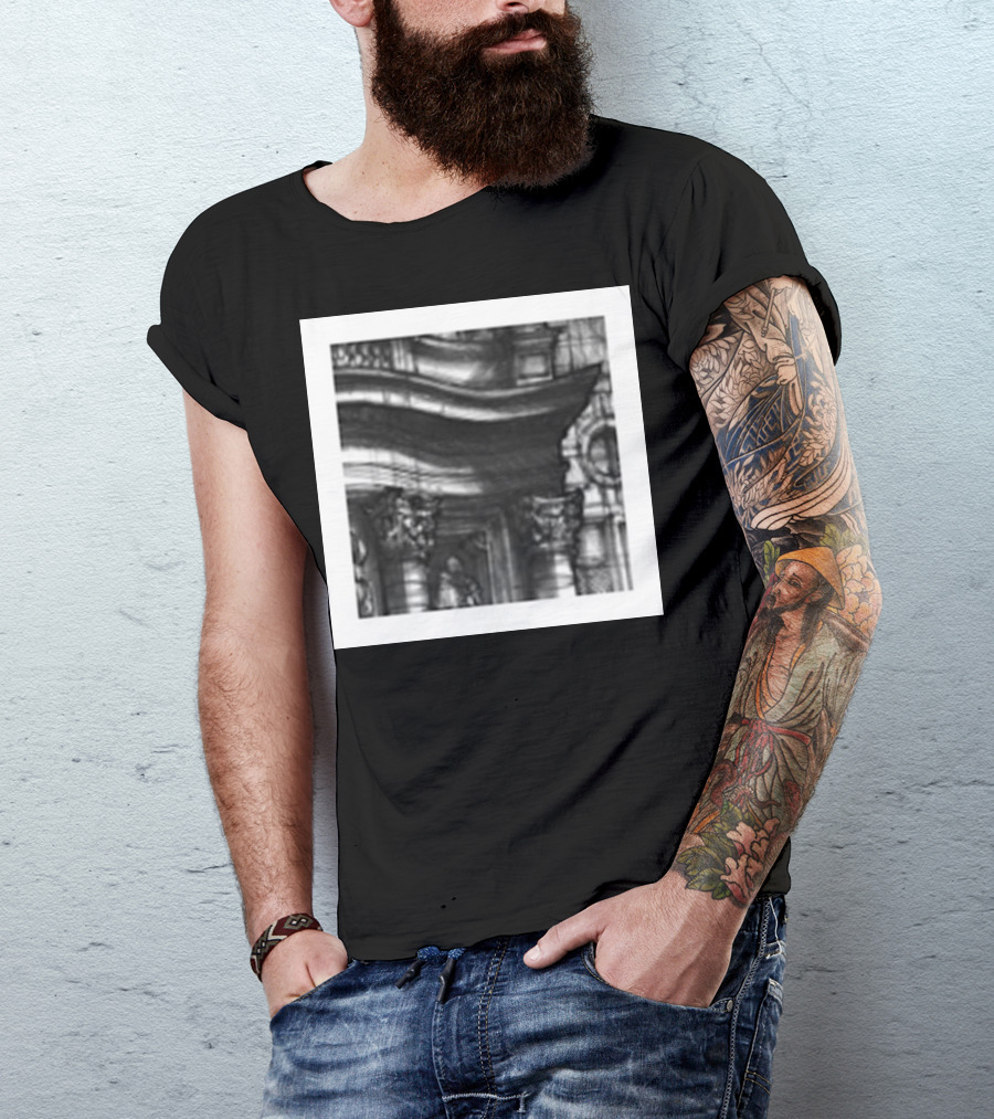 Baroque Architecture Detail At San Carlo Alle Quattro Fontane T-Shirt