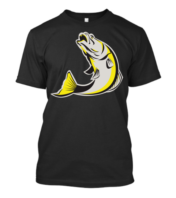 Barramundi Fish Jumping Up T-Shirt