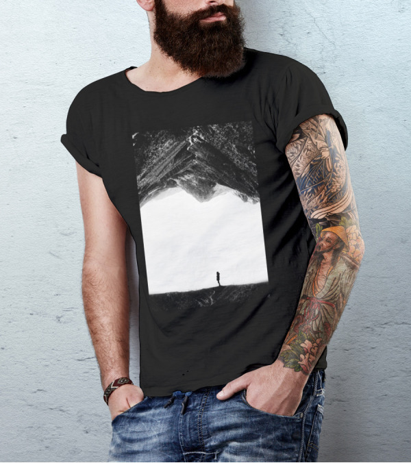 Lost In Isolation Under Majestic Overhang T-Shirt