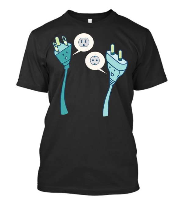 LOST IN TRANSLATION INTERNATIONAL POWER OUTLET HUMOR T-Shirt
