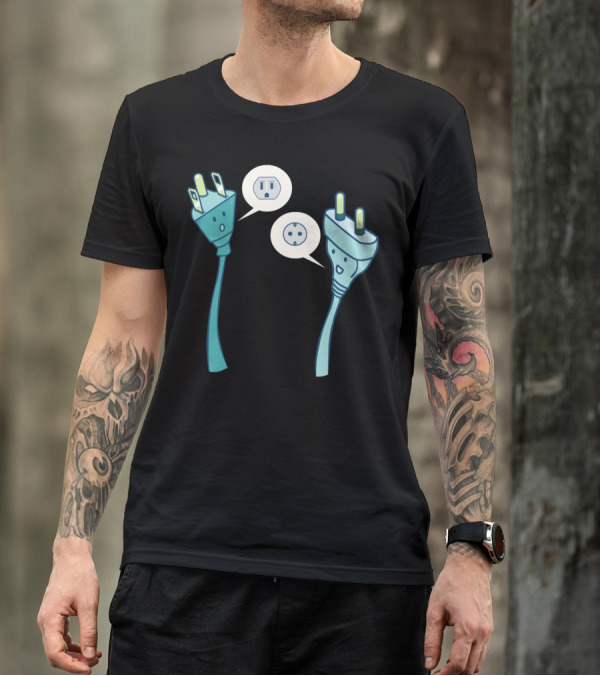 LOST IN TRANSLATION INTERNATIONAL POWER OUTLET HUMOR T-Shirt