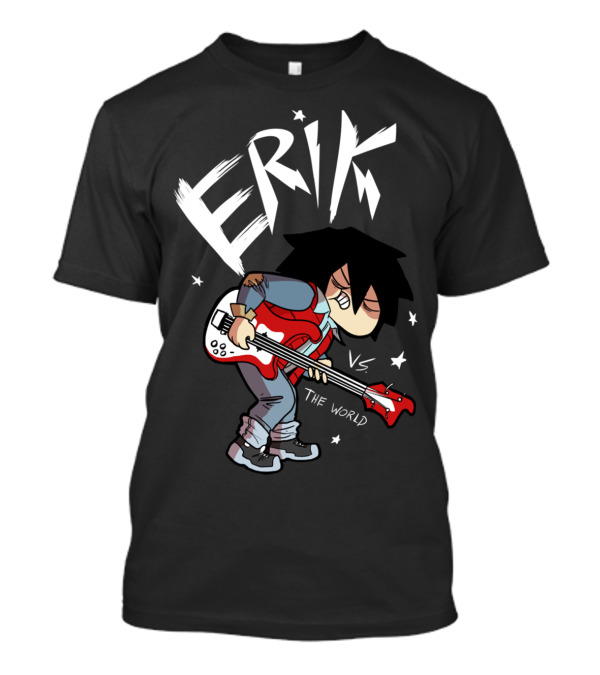 Erik Vs The World Guitar Rock Star Battle T-Shirt