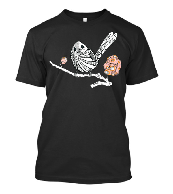 Erin The Bird Floral Branch Mandala T-Shirt