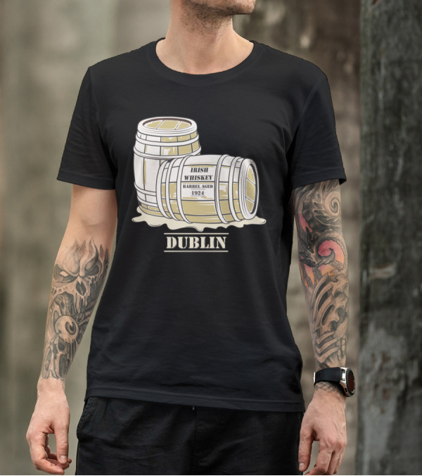 Dublin Irish Whiskey Barrel Aged 1924 T-Shirt