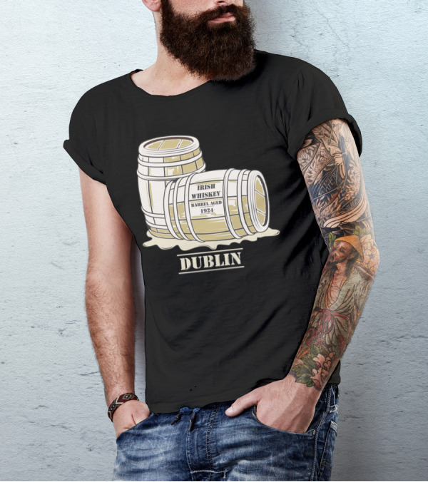 Dublin Irish Whiskey Barrel Aged 1924 T-Shirt
