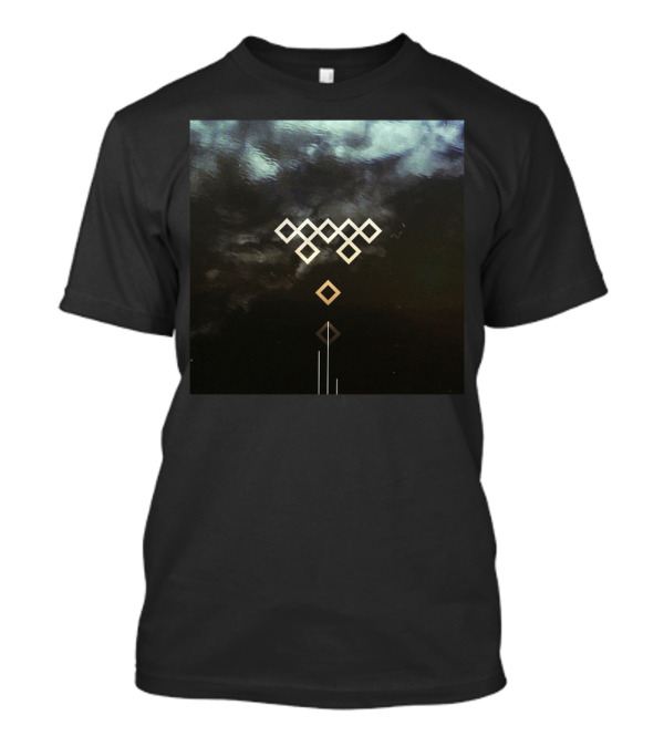 Uprise Case Diamond Grid Abstract Mystical Sky Reflection T-Shirt