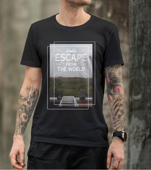 Escape From The World Book Lover Reader T-Shirt