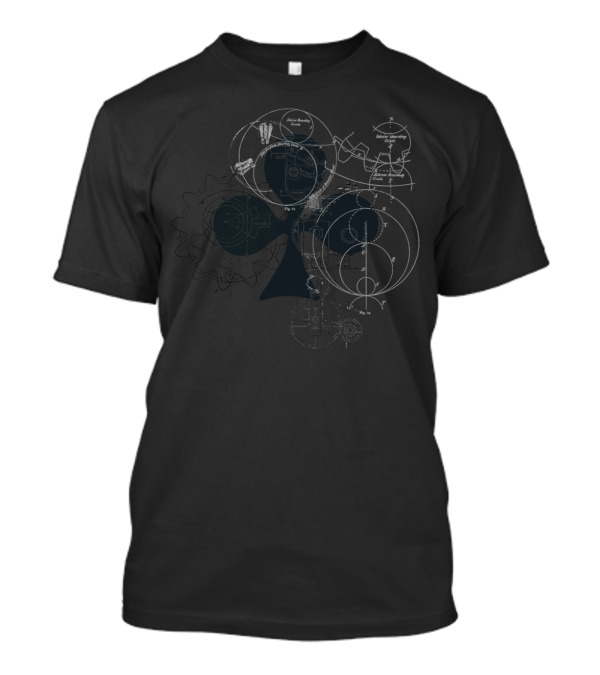 Constructed Club Schematics And Engineering Blueprint T-Shirt