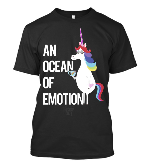 Inside Out An Ocean Of Emotion Rainbow Unicorn Coffee T-Shirt