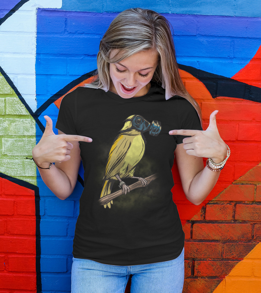 Contaminated Canary Gas Mask T-Shirt