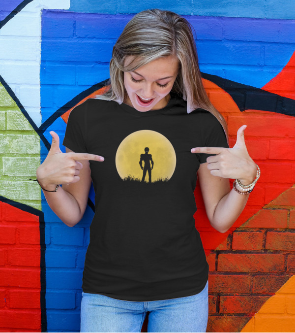 Super Human Robot Moon T-Shirt