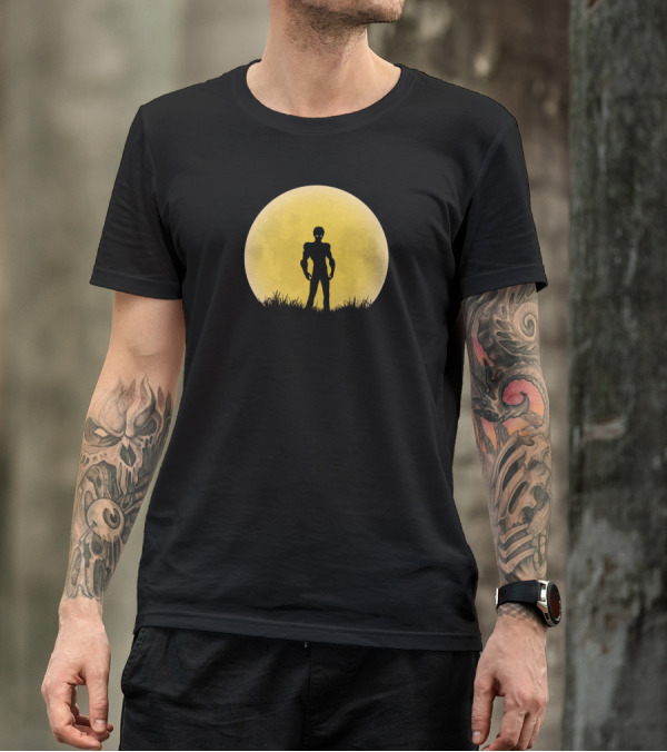 Super Human Robot Moon T-Shirt
