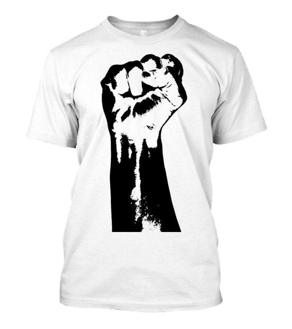 Raised Fist Power Symbol Vector T-Shirt
