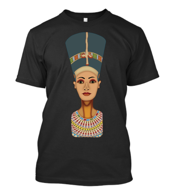 Nefertiti Ancient Egyptian Queen Bust T-Shirt