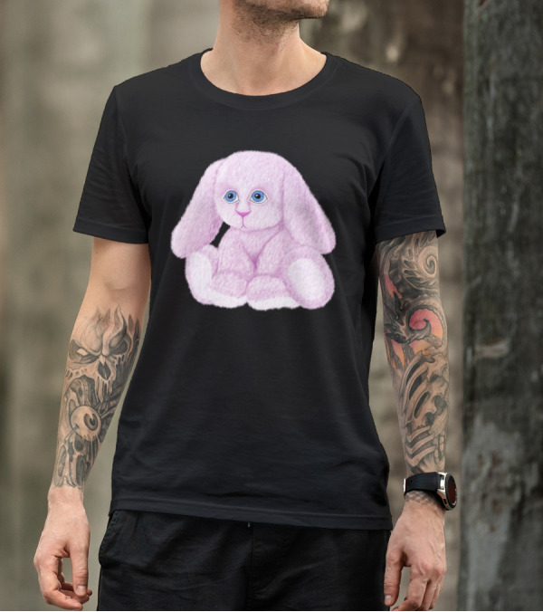Fluffy Pink Bunny Rabbit T-Shirt