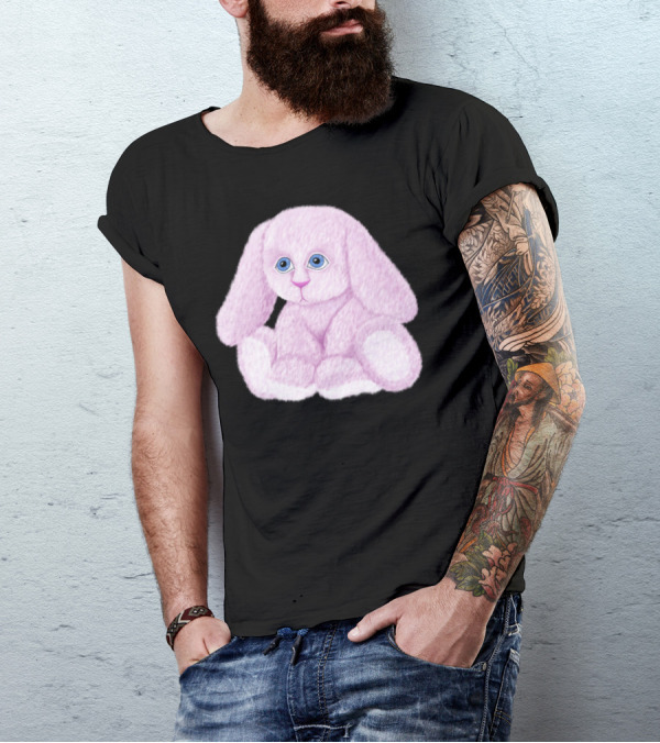 Fluffy Pink Bunny Rabbit T-Shirt
