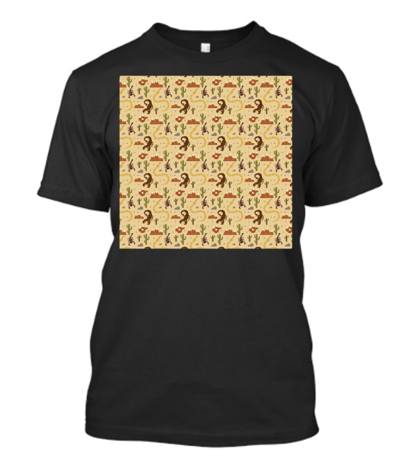 Desert Life Cactus Snake Scorpion T-Shirt