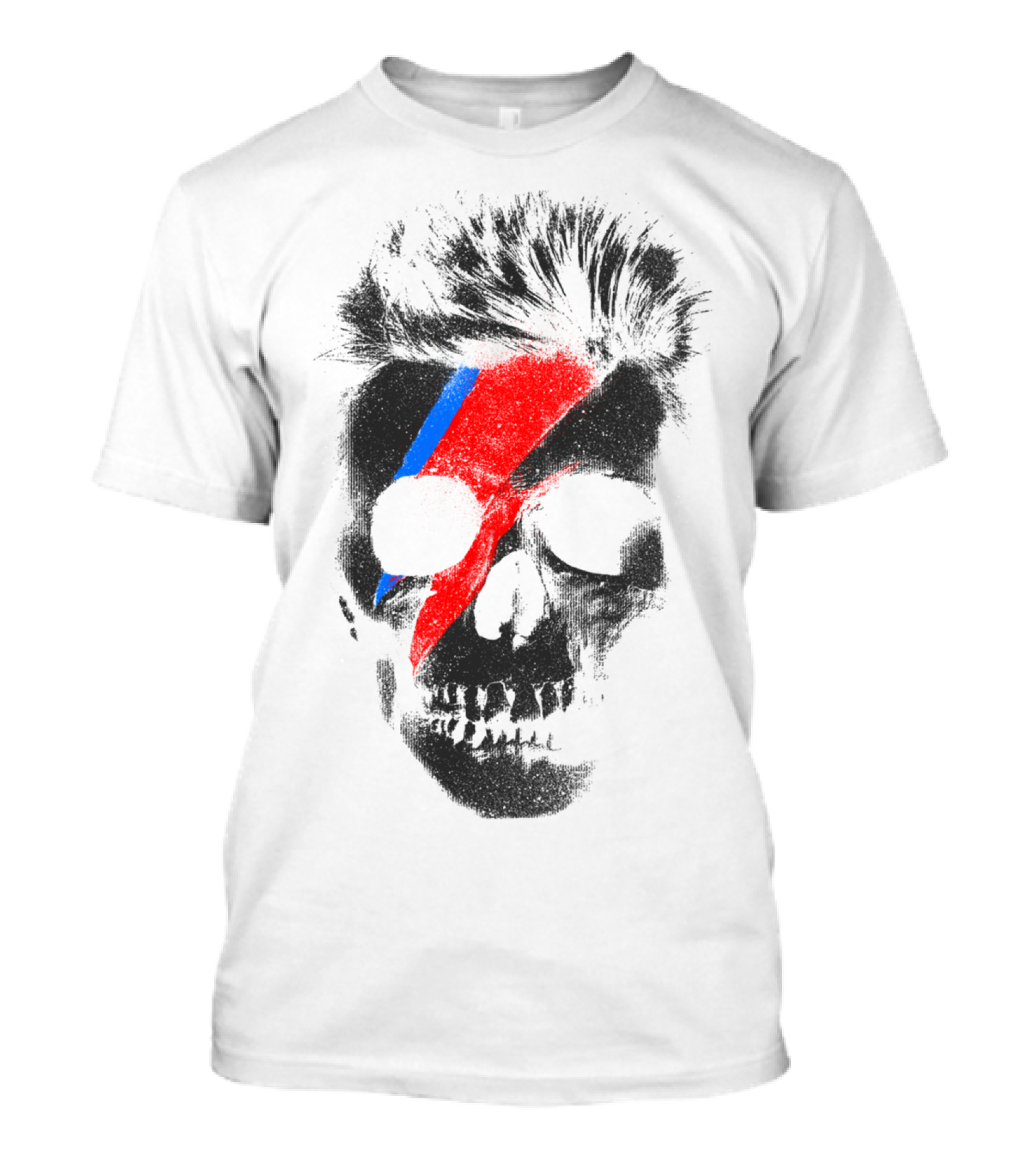 Eternal Stardust Skull With Ziggy Lightning Bolt T-Shirt