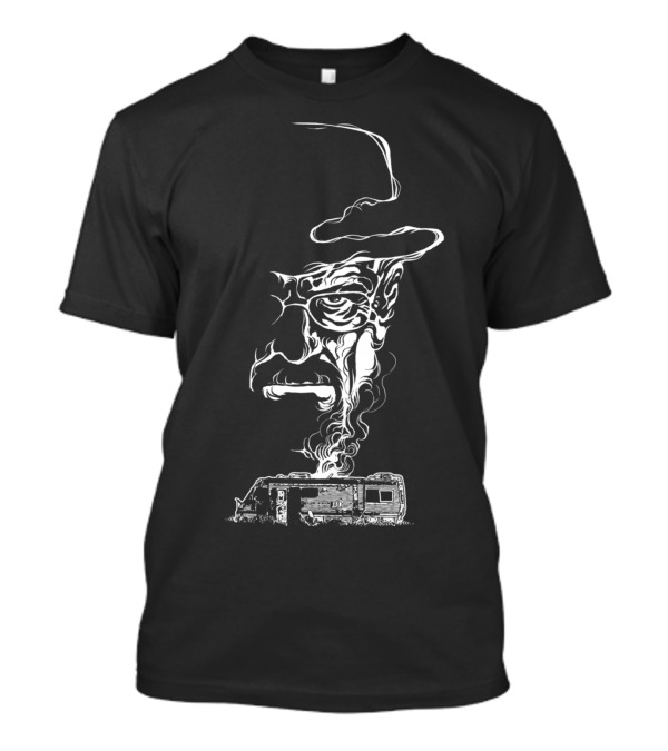 Walter White Smoke Face RV Desert Breaking Bad T-Shirt