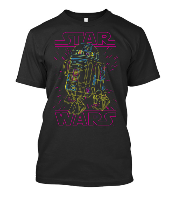 Star Wars Neon R2 D2 T-Shirt