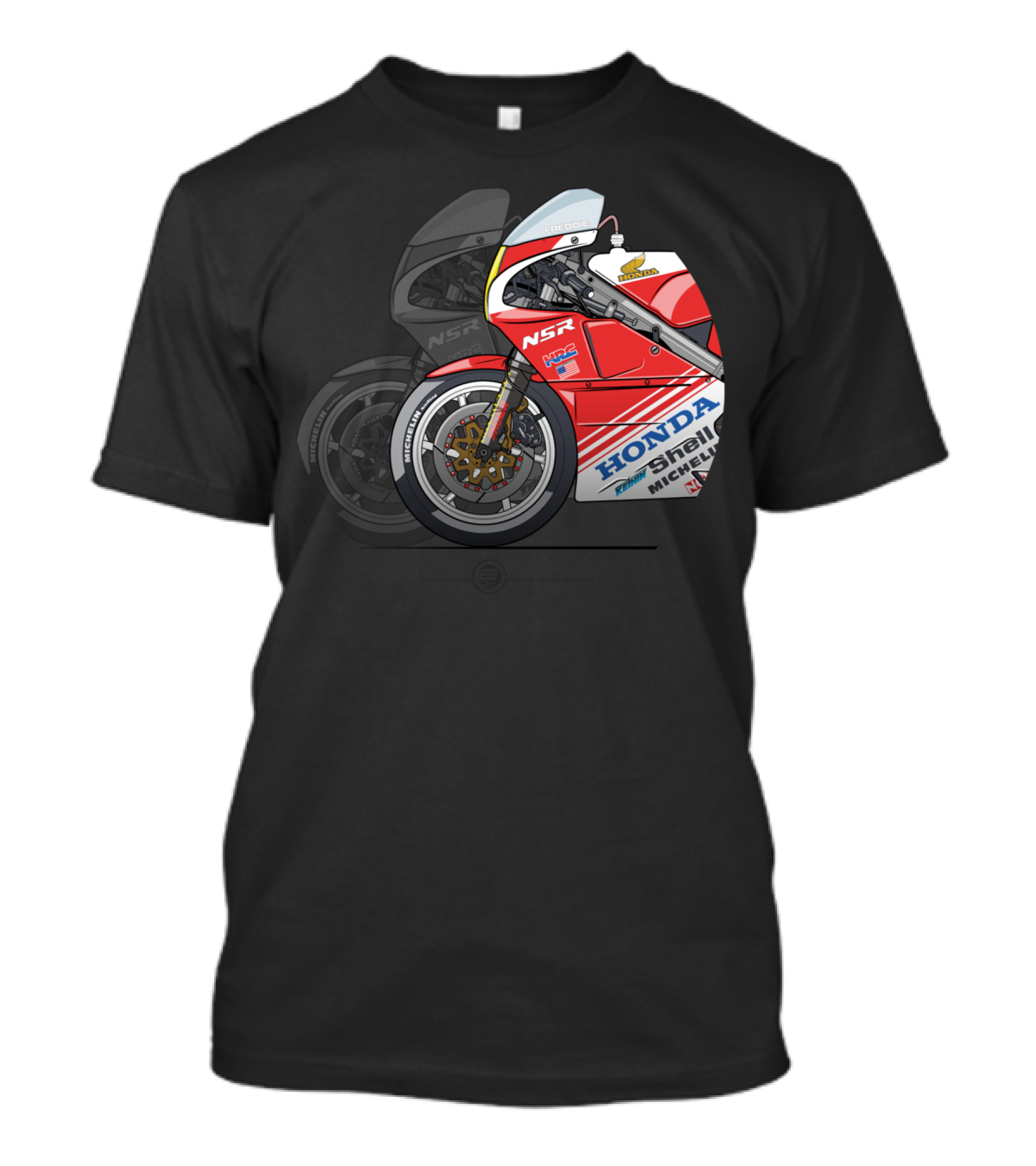Honda NSR500 1987 Freddie Spencer Racing Legend T-Shirt