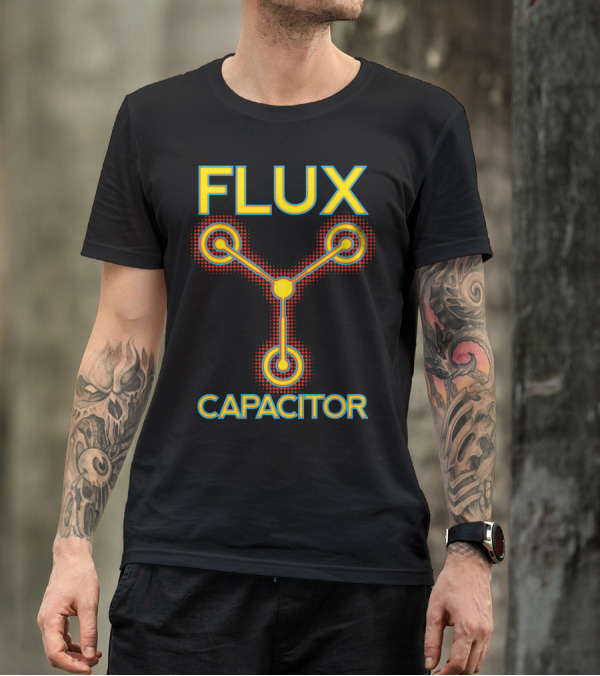 FLUX CAPACITOR Iconic Time Travel T-Shirt