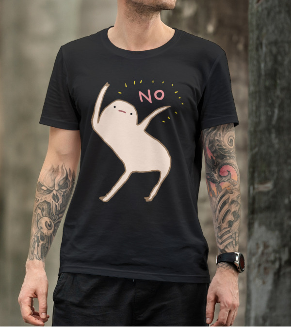 Honest Blob No Dancing Posed Character T-Shirt