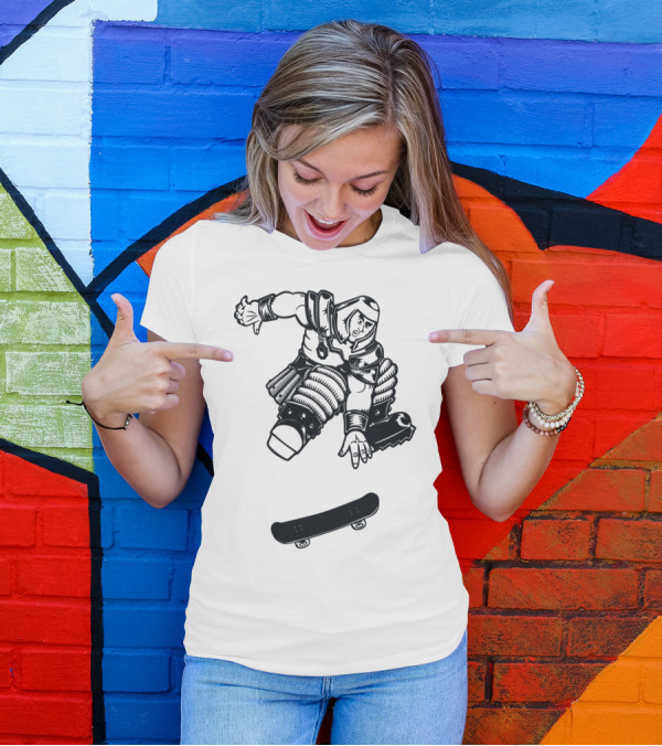 Ran Man Extreme Masters Of Univers Skateboarding Warrior T-Shirt