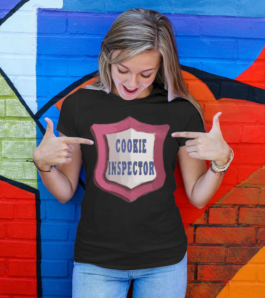 Cookie Inspector Badge Shield T-Shirt