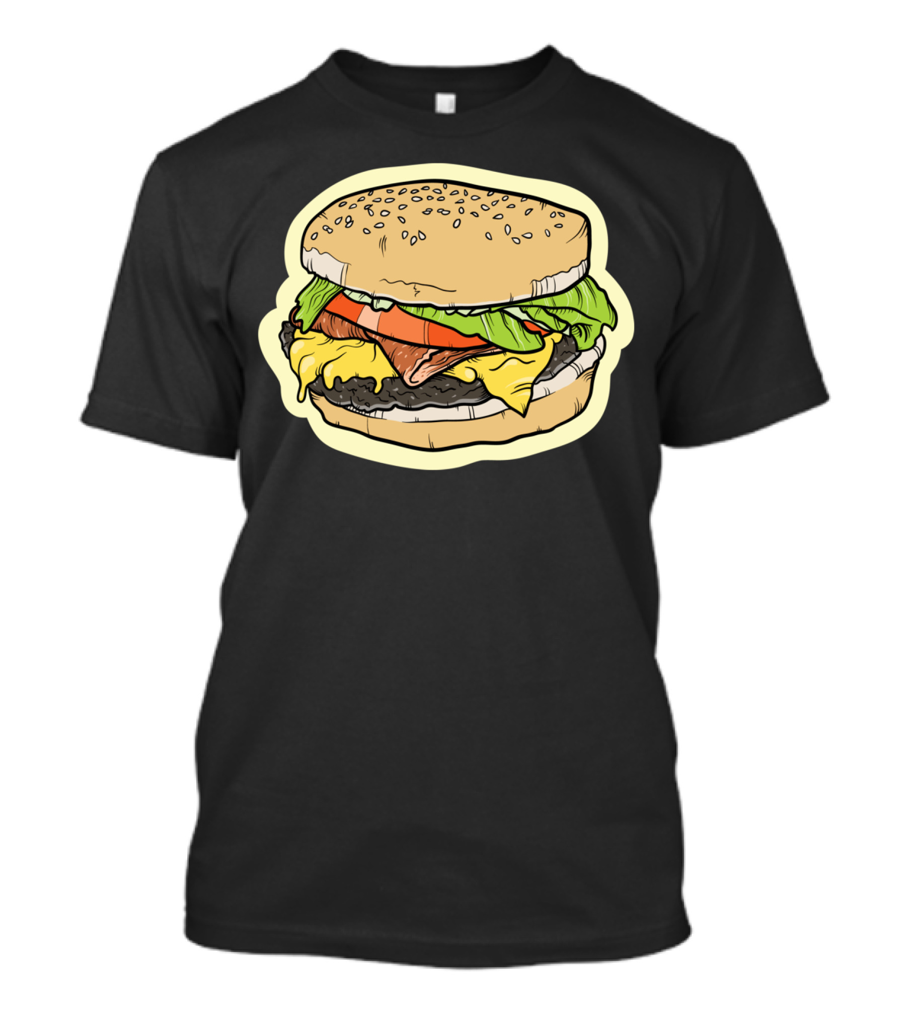 BLT Cheeseburger Sandwich Lettuce Tomato Bacon T-Shirt