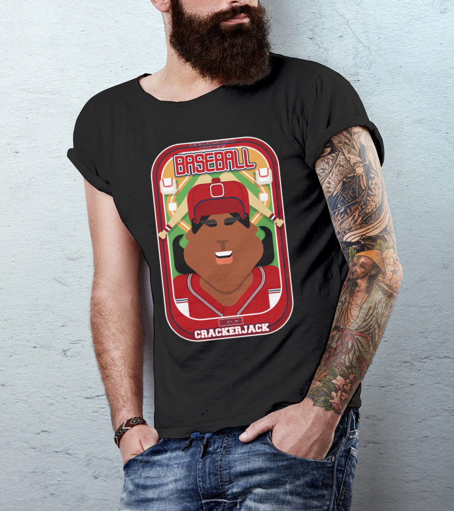 BASEBALL DEUCE CRACKERJACK RED BLUE WHITE T-Shirt