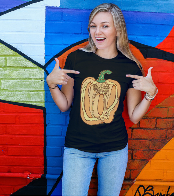 Anatomic Cross-Section Of Bell Pepper T-Shirt